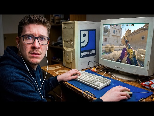 I Tried Building a Gaming Setup from Goodwill