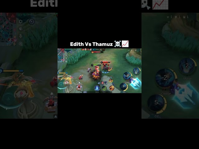 Edith Vs Thamuz ☠️📈 #edith #thamuz #mobilelegends