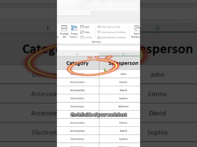 How to Freeze Rows and Columns in Excel | Keep Headers Visible While Scrolling
