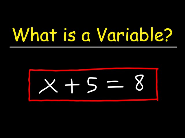 What is a Variable?
