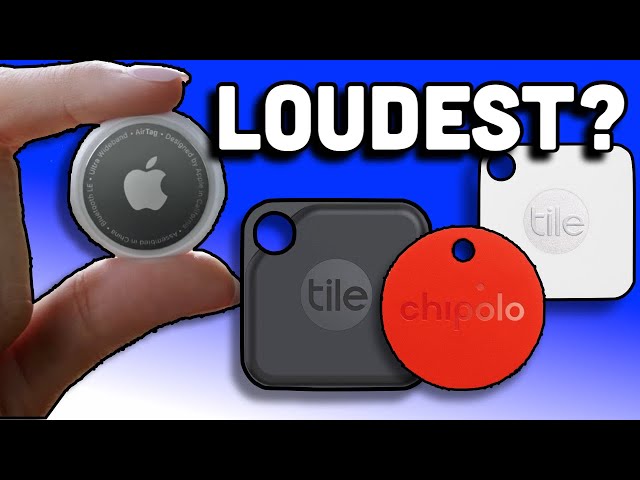 AirTag vs Tile vs Chipolo - What Bluetooth Tracker is the LOUDEST?