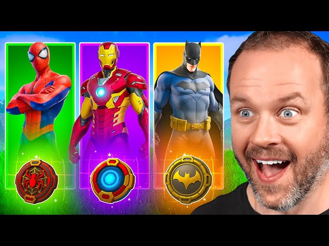 Random *SUPERHERO* Challenge in Fortnite
