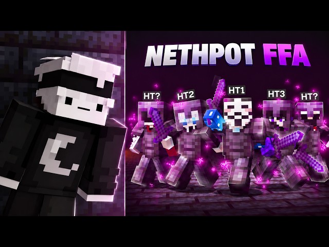 Nethpot FFA Event in My Public Lifesteal SMP  | Warnetwork |#MinecraftLive #PublicSMP #AlooGang