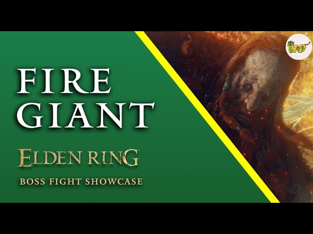 ELDEN RING: Fire Giant boss fight