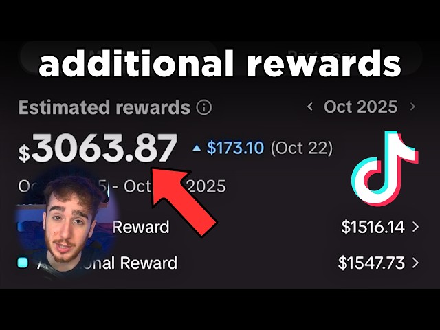 how i make $3,063.87 per month with tiktok creator rewards program