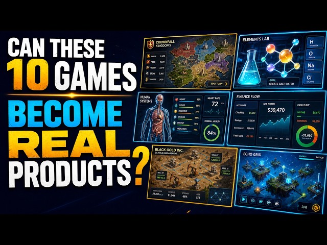 Can These 10 Games Become Real Products?