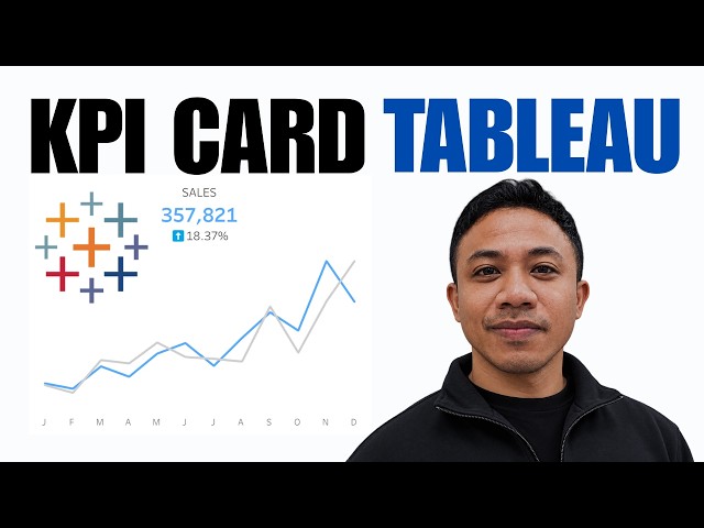 How to Create a Dynamic KPI Card with Sparklines in Tableau (Complete Tutorial)