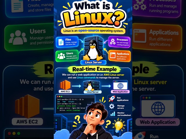 What is Linux? 🐧 | Linux Explained for Beginners #Shorts