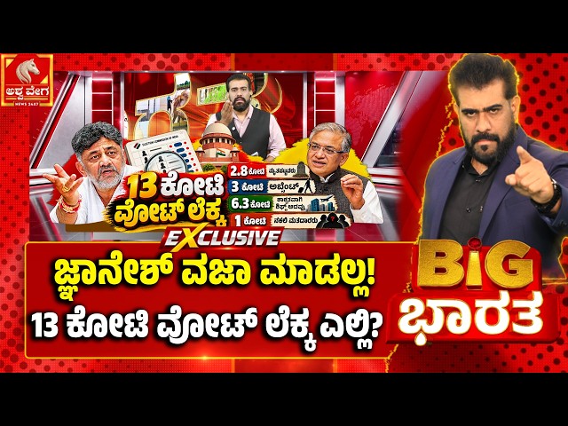Gyanesh Kumar Gets Relief From SC | ಜ್ಞಾನೇಶ್‌ ವಜಾ ಮಾಡಲ್ಲ! 13 ಕೋಟಿ ವೋಟ್ ಲೆಕ್ಕ ಎಲ್ಲಿ? |Ashwaveega News