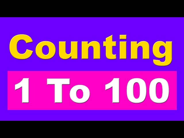 Learn Counting from 1 to 100 | Counting For Kids | Preschool Learning Videos For Kids