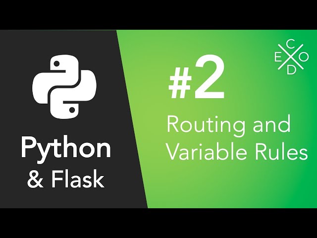 Python and Flask - Routing and Variable Rules