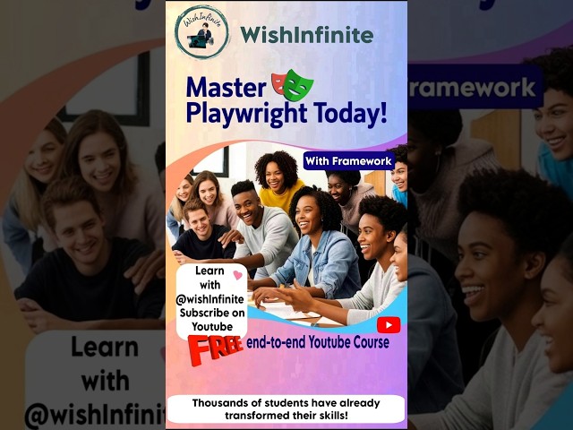 Playwright Tutorial for Beginners (2025) – Full End-to-End Automation Course [FREE]