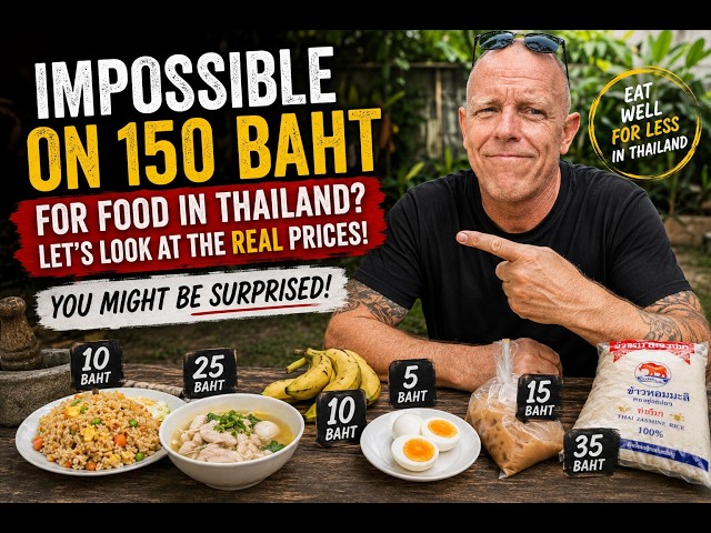 Thailand Cost of Living - REAL Daily Food Cost + LIVE Q&A