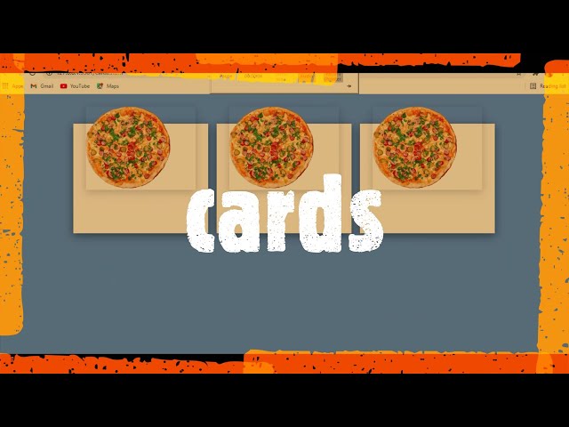 UI/UX design | Cards | Responsive Navbar | Javascript