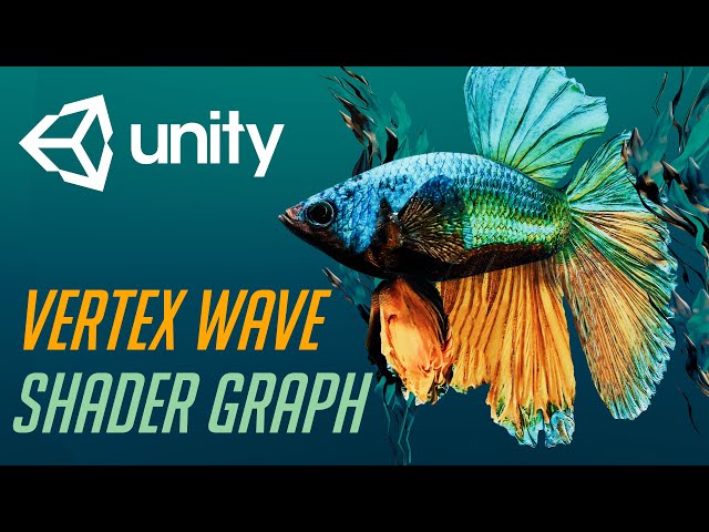 Seaweed or Fish Animation Using Vertex Wave Shader Graph - Unity Tutorial