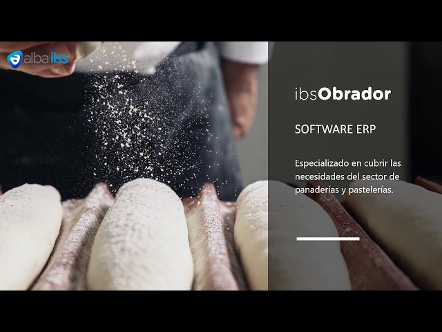 Software ERP para Panaderías y Pastelerías. Fabricación, distribución, control de trazabilidad.