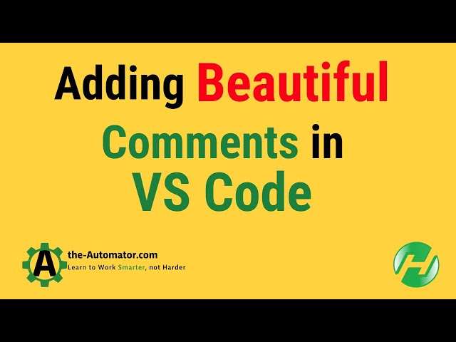 🎨 This VS Code Extension Will Change How You Read Comments Forever! | AHK Hero Extract