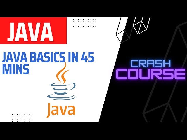 Learn Java in 45 Minutes!!