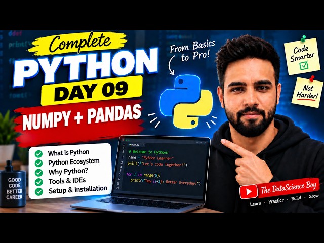 Python for Data Science #09 | Functions & File Handling in Python