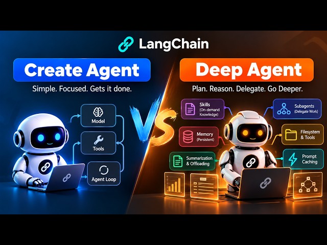 LangChain Create Agent vs Deep Agent — What’s the Difference?