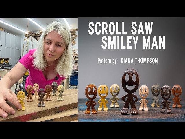 Making Smiley Face Wood Figures with a Scroll Saw