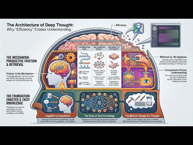 Why Efficiency Destroys Understanding