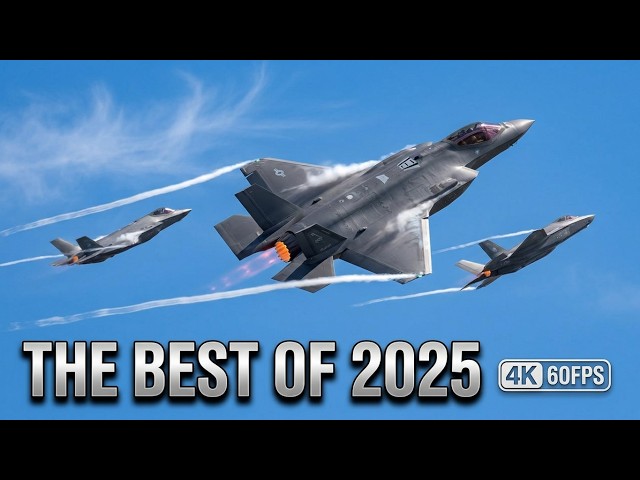 The Best  Airshow Displays  of 2025 in 4K