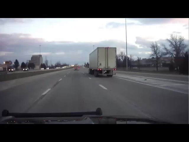 Dash camera video shows chase with semi on I-270 in Columbus