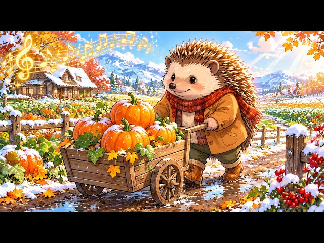The Hedgehog’s Cozy Harvest  | Gentle Waltz Music & Cottagecore Ambience