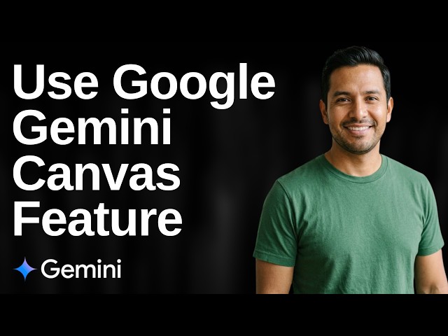 How To Use Google Gemini Canvas Feature (Easy Guide)