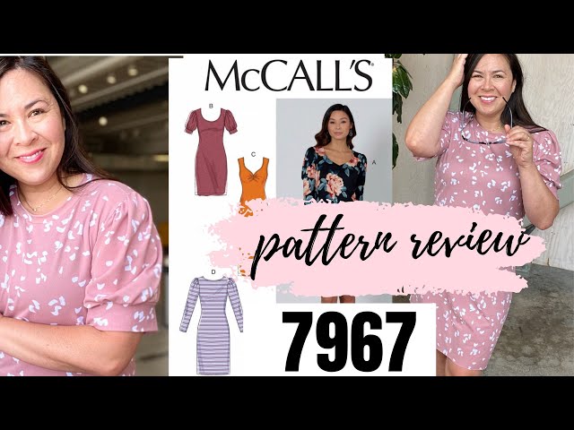 MCCALL'S #7967 PATTERN REVIEW, THIS DRESS PATTERN IS EASY AND GREAT FOR BEGINNERS. #M7967