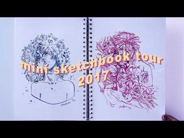 an old sketchbook from 2017 // sketchbook tour #11