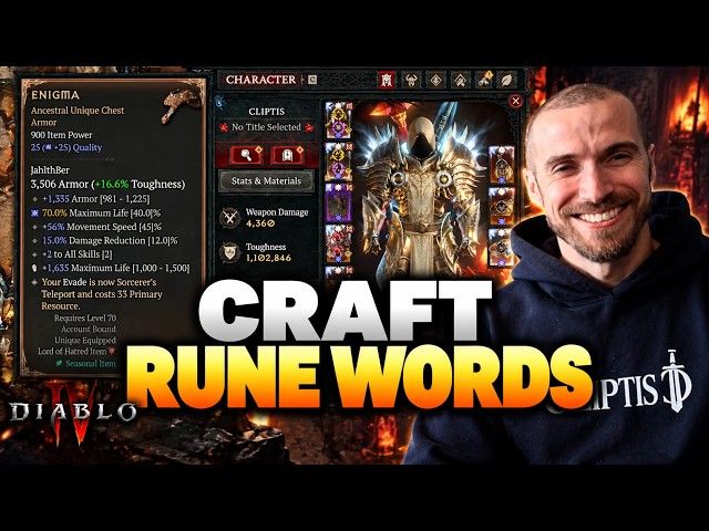 Rune Words Made EASY! The ULTIMATE Crafting Guide | Diablo 4 Season 15