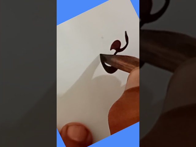 Arabic Calligraphy Learning Tips for Beginners Easy Tutorial #shorts #viral #Trending #art 🎨