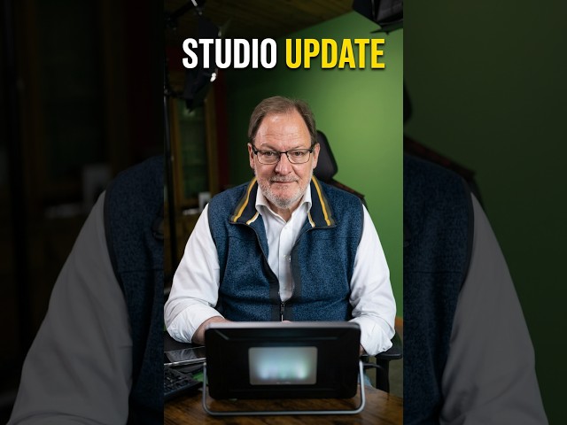 A holiday? Perfect for a studio update! 🛠️