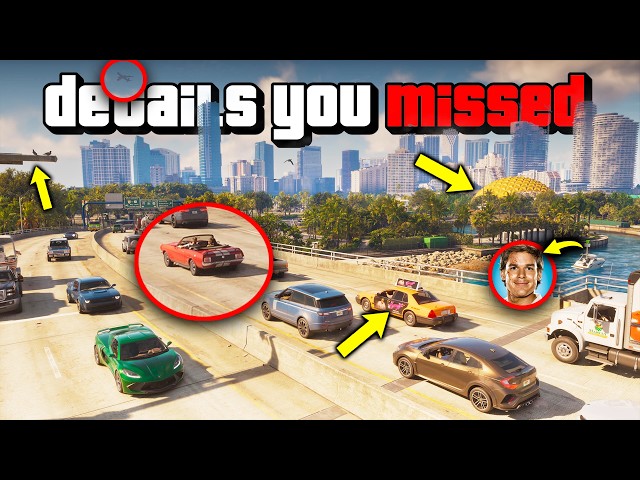 50+ Details You MISSED in NEW GTA 6 Gameplay Screenshots from Rockstar Games!