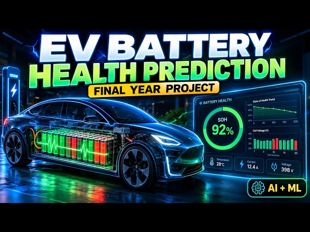 CellPulse EV Battery Health Prediction using Machine Learning | Final Year Project with Source Code