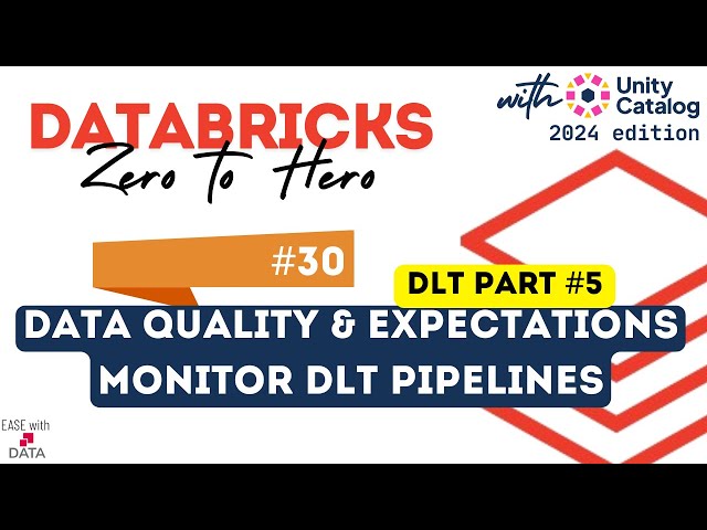 30 DLT Data Quality & Expectations | Monitor DLT pipeline using SQL | Define DQ rule |Observability