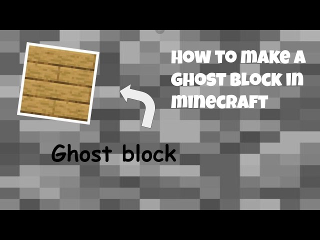 How to get a ghost in Minecraft (JAVA EDITION!!!)