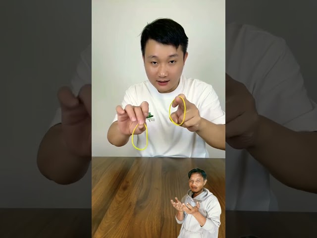 rubber magic trick pulling #shorts #magic #tutorial #trending #funny #viral #youtubeshorts