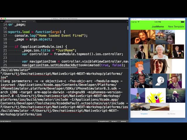 NativeScript Sublime Workflow