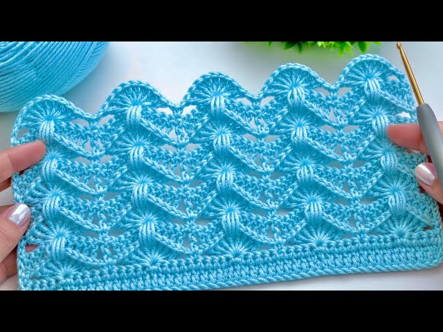 WOW!😍 Beautiful Crochet Pattern! Crochet for Beginners, Easy Crochet blanket,Top, Tunic