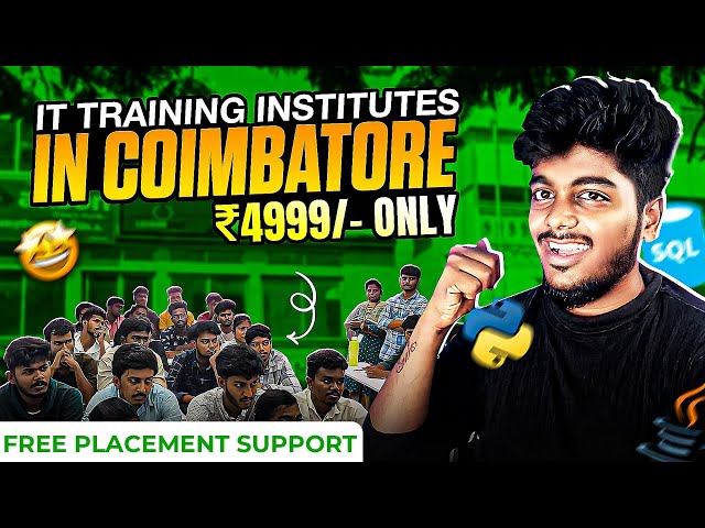 IT Training with Free Placement Support🤯 – Start Your IT Career Today @ ₹4999!