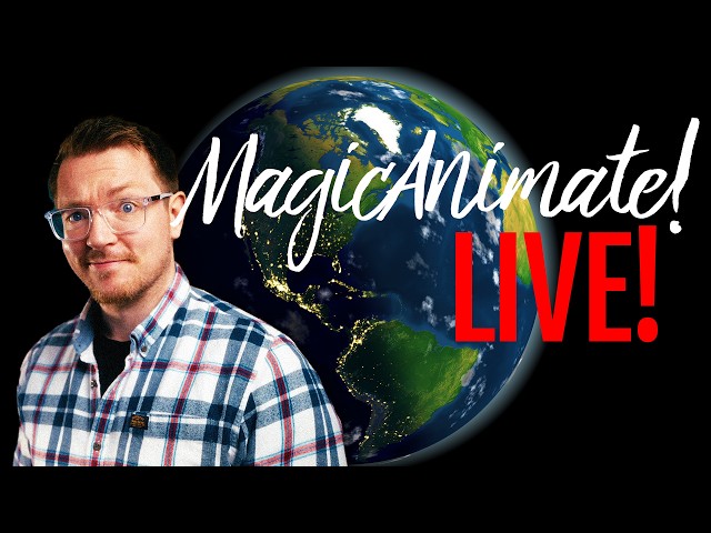 MagicAnimate - FREE Version! Live launch and demo