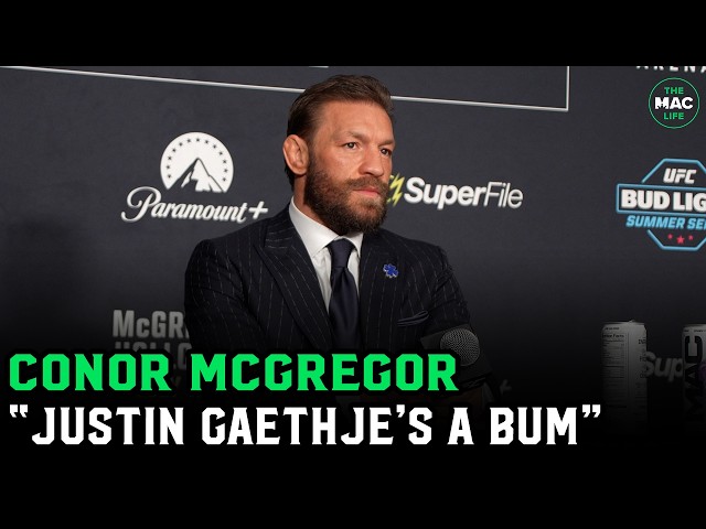 Conor McGregor to Justin Gaethje: “Less Of The Disrespect You F**king Bum”