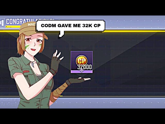 I Got 32K CP FOR FREE Thank-you CODM😍
