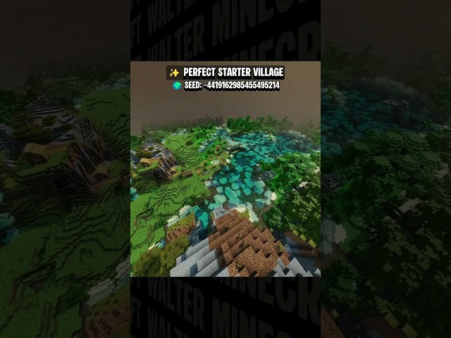 🏡 Village & Jungle Temple Seed | Minecraft Bedrock 26