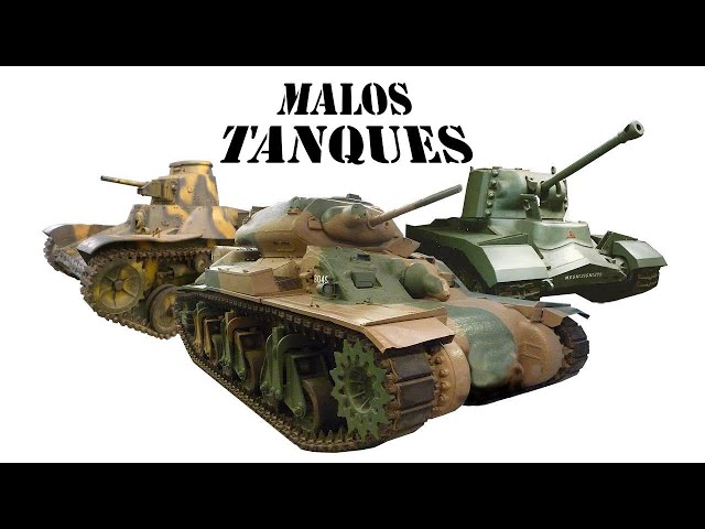 Un tanque pobre, uno inútil y el peor tanque del mundo
