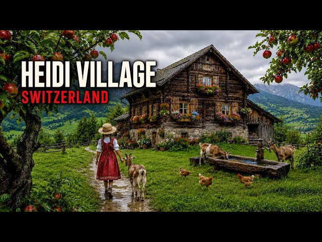 The most beautiful Village in Switzerland - I found the Real heidi village in Swiss alps