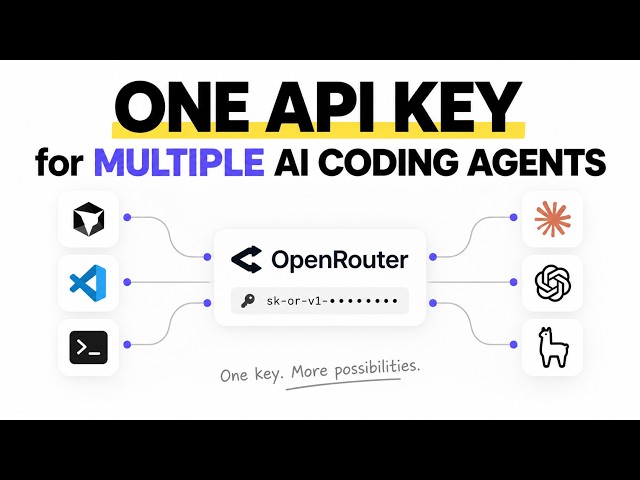 One API Key for Multiple AI Coding Agents